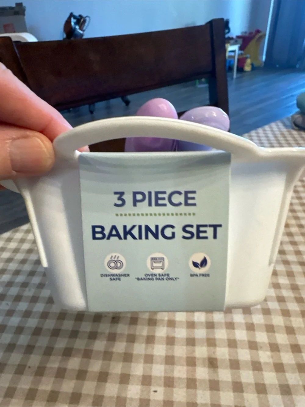 Purple  Silicone Whisk and Spatula Set